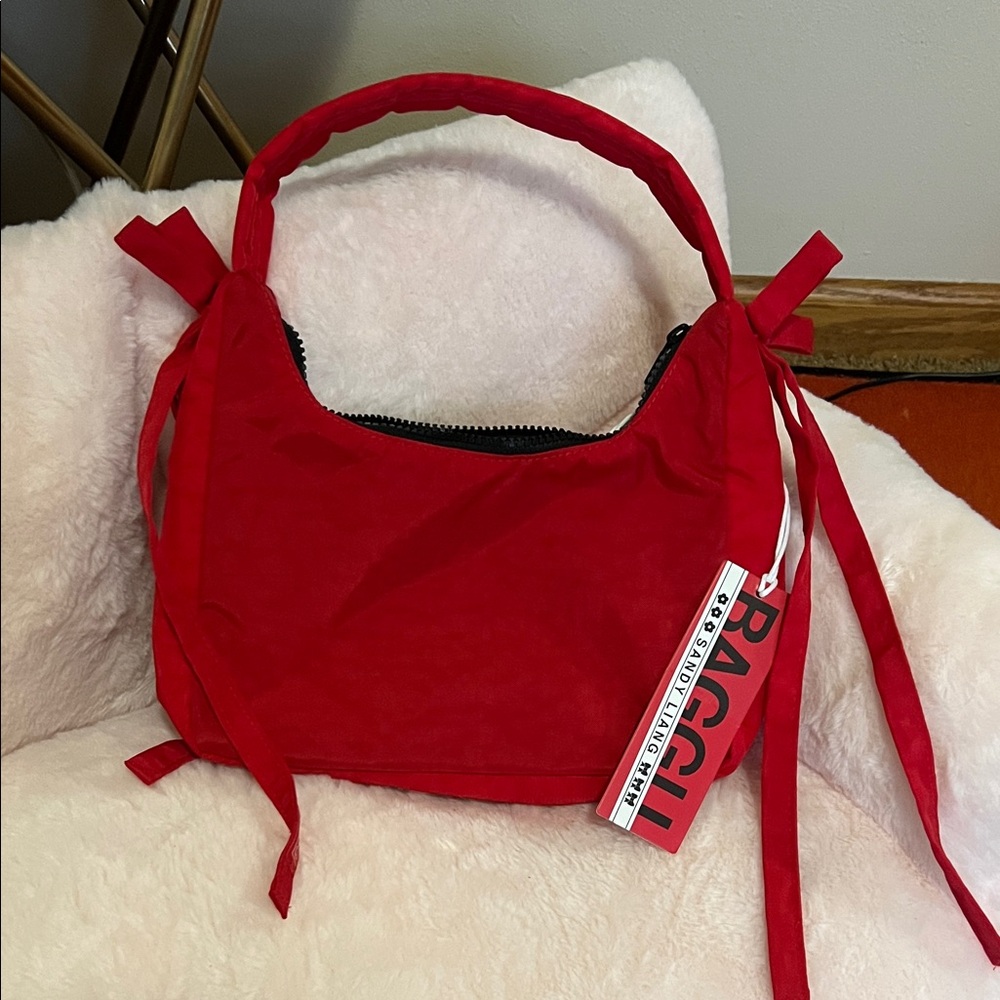 Sandy Laing Bow Mini Shoulder Bag Baggu